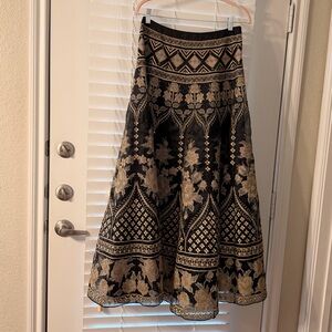 Kavita Bhartia Metallic Skirt